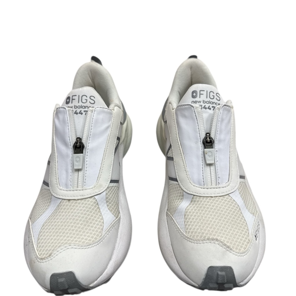 New Balance x Figs White and Gray Sneakers